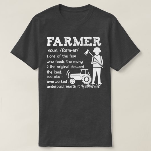 Farmer One Of Few Who Feeds The Many Farming Ranch T-Shirt (Design vorne)