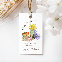 Farmer’s Market Favor Tag Geschenkanhänger