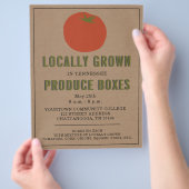 Farmer’s Market Local Produce Tomato Flyer (Hand)