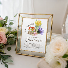 Farmer’s Market Time Capsule Sign Sockelschild