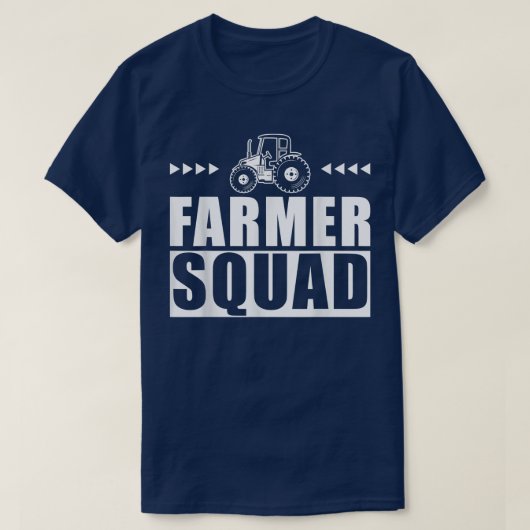Farmer Squad Farmer Team Group Farmer T-Shirt (Design vorne)