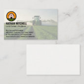 Farmer Tending to His Crops Visitenkarte (Vorne/Hinten)