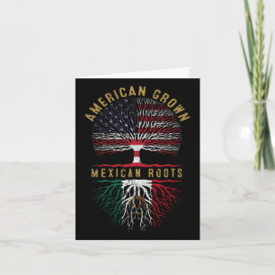 Farmer US Flag American Grown Mexican Ro Karte