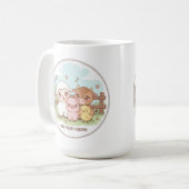 Farmerfreunde für immer - süß und gemütlich kaffeetasse (Vorderseite Links)