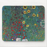 Farmergarden w Sonnenblume von Klimt, Vintage Blum