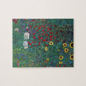 Farmergarden w Sonnenblume von Klimt, Vintage Blum Puzzle (Horizontal)