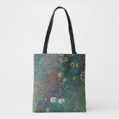 Farmergarden w Sonnenblume von Klimt, Vintage Blum Tasche (Vorderseite)