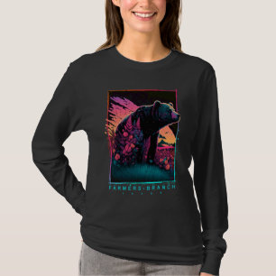 Farmers Branch Texas Vintage-Bär T-Shirt