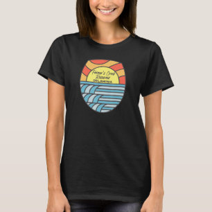 Farmers Creek Reservoir Oklahoma Ok Sonnenuntergan T-Shirt