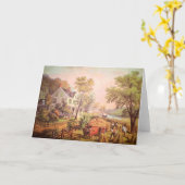 Farmer's Home Harvest Greeting Card Karte (Gelbe Blume)