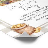 Farmers Locally Grown Shower Diaper Raffle Sign Poster (Ecke)