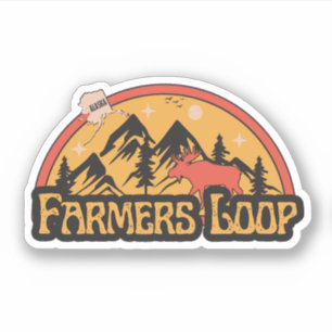 Farmers Loop, Alaska Aufkleber