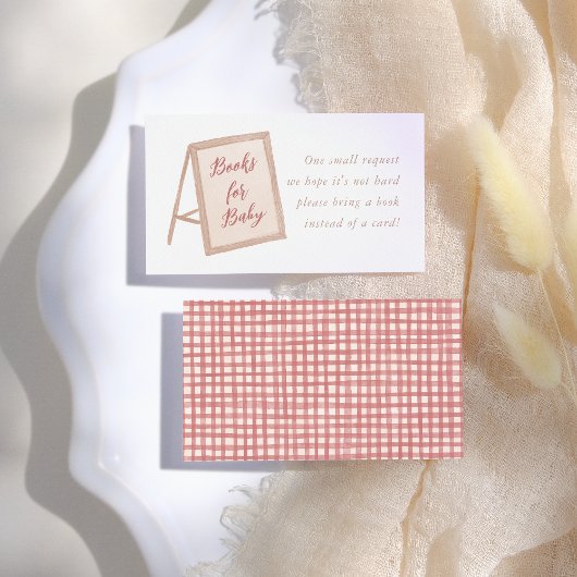 Farmer's Market Baby Shower Books For Baby Begleitkarte