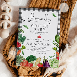 Farmers Market Baby Shower Locally Grown Baby Einladung