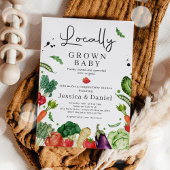 Farmers Market Baby Shower Locally Grown Baby Einladung