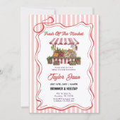 Farmers Market Bridal Shower Invitation Einladung (Vorderseite)
