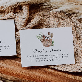 Farmers Market Bridal Shower Unwrapped Gift Begleitkarte