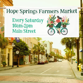 Farmers Market Farm Stand handgezeichnet CUSTOM  Banner
