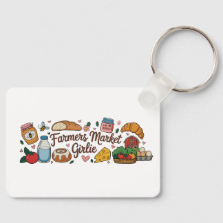 Farmers Market Girlie Girly Trendy Aesthetic Local Schlüsselanhänger