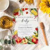 Farmer's Market Locally Grown Baby Shower Einladung