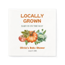 Farmers Market Locally Grown Baby Shower