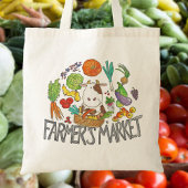 FARMER'S MARKET Tote Tasche von Nicole Janes