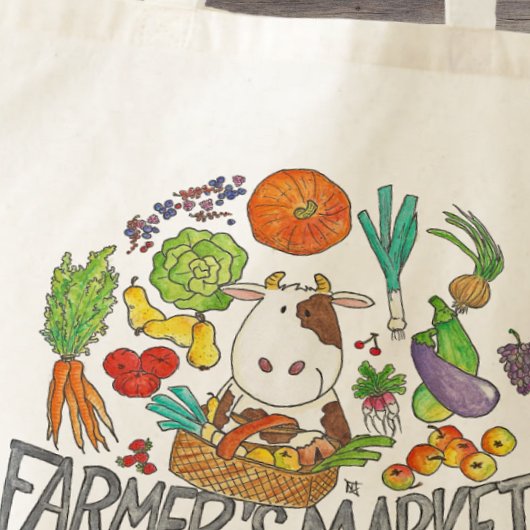 FARMER'S MARKET Tote Tasche von Nicole Janes