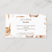 Farmhouse Artisan Bakery Rabattkarte (Rückseite)