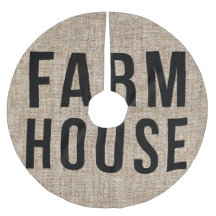 FARMHOUSE Black Letting Rustic Burlap Sacking