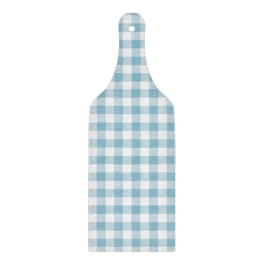 Farmhouse Blau Buffalo Karo Schneidebrett (Vorderseite)