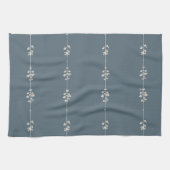 Farmhouse Botanical Hand Towel Blue Floral Kitchen Geschirrtuch (Horizontal)