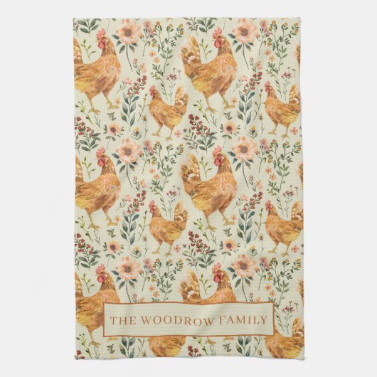 Farmhouse Chicken Kitchen Towels Geschirrtuch (Vertikal)