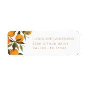Farmhouse Citrus Orange Branch Return Address (Vorne)