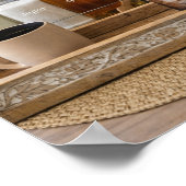 Farmhouse Coffee Bar Still Life Decor |  Poster (Ecke)