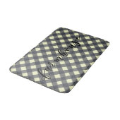 FARMHOUSE GINGHAM BADEMATTE (Schrägansicht)