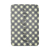 FARMHOUSE GINGHAM BADEMATTE (Vorderseite Vertikal)