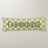 FARMHOUSE GINGHAM SEITENSCHLÄFERKISSEN (Rückseite)