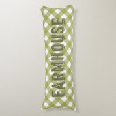 FARMHOUSE GINGHAM SEITENSCHLÄFERKISSEN (Vorderseite Vertikal)