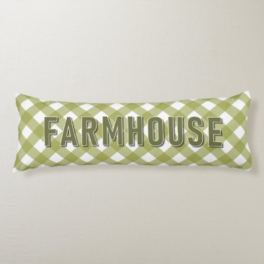 FARMHOUSE GINGHAM SEITENSCHLÄFERKISSEN (Vorderseite)
