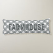 FARMHOUSE GINGHAM SEITENSCHLÄFERKISSEN (Rückseite)