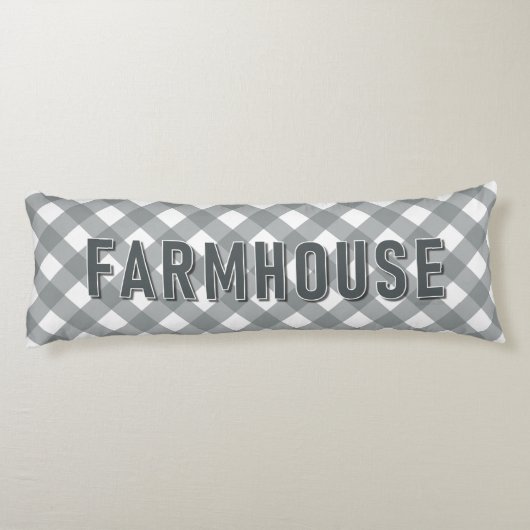 FARMHOUSE GINGHAM SEITENSCHLÄFERKISSEN (Rückseite)