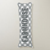 FARMHOUSE GINGHAM SEITENSCHLÄFERKISSEN (Vorderseite Vertikal)