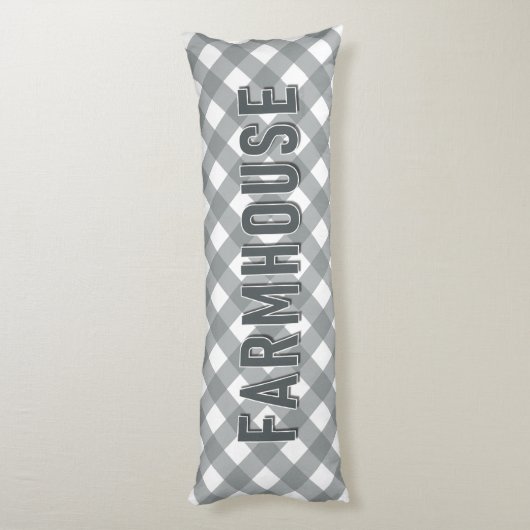 FARMHOUSE GINGHAM SEITENSCHLÄFERKISSEN (Rückseite (Vertikal))