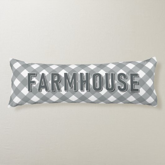 FARMHOUSE GINGHAM SEITENSCHLÄFERKISSEN (Vorderseite)