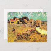 Farmhouse in Provence by Vincent van Gogh Postkarte (Vorne/Hinten)