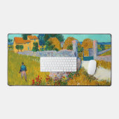 Farmhouse in Provence Van Gough Desk Mat Schreibtischunterlage (Tastatur & Maus)