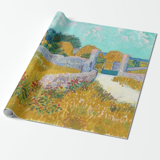 Farmhouse in Provence - Vincent van Gogh Geschenkpapier (Ungerollt)