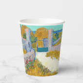 Farmhouse in Provence - Vincent van Gogh Pappbecher (Rückseite)
