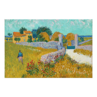 Farmhouse in Provence - Vincent van Gogh Poster