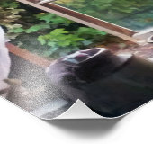 FARMHOUSE KITCHEN FENSTER FOTODRUCK (Ecke)